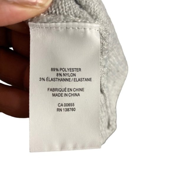 Reitmans Women's Light Heather Gray Weekend Crew Neck Sweater - Picture 6 of 8